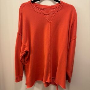 Aerie Orange Oversized Sweatshirt